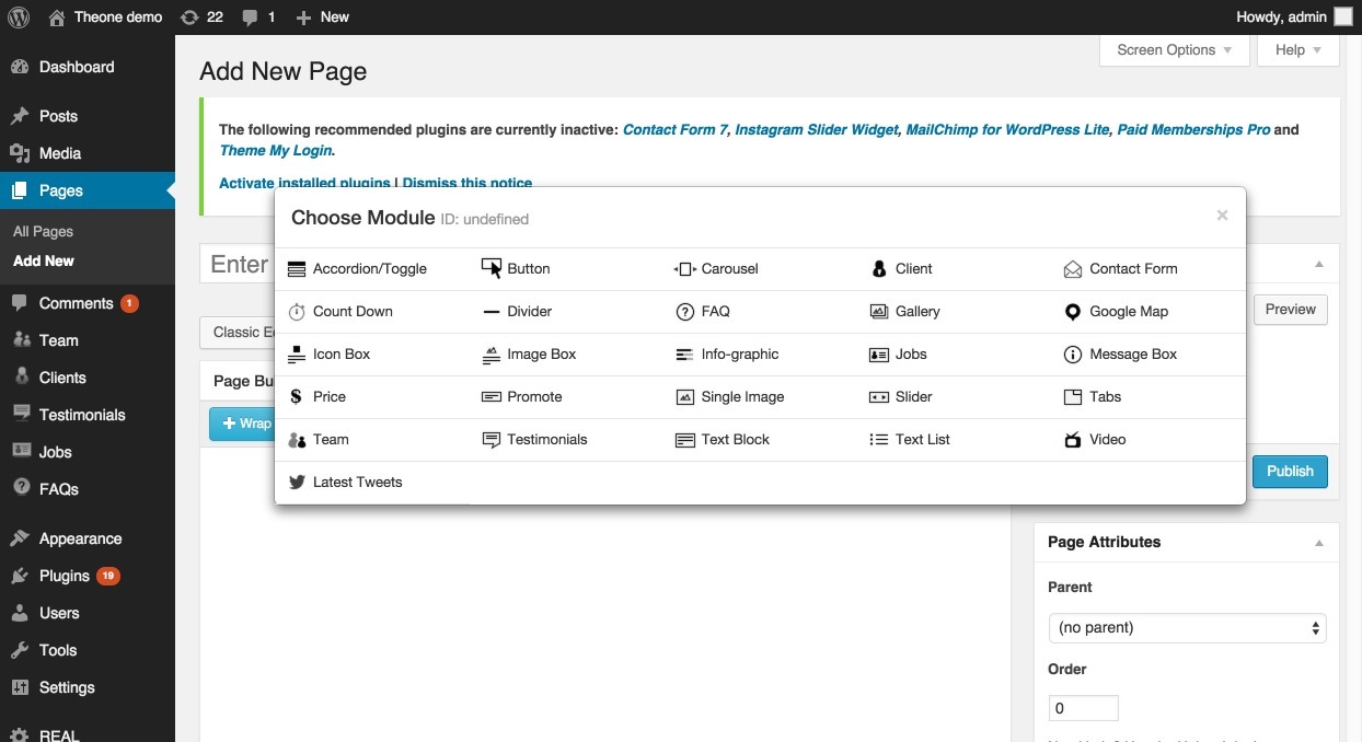 screenshot hosting de wordpress