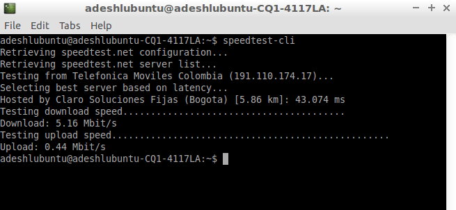 medir la velocidad de internet con speedtest cli comandos debian ubuntu