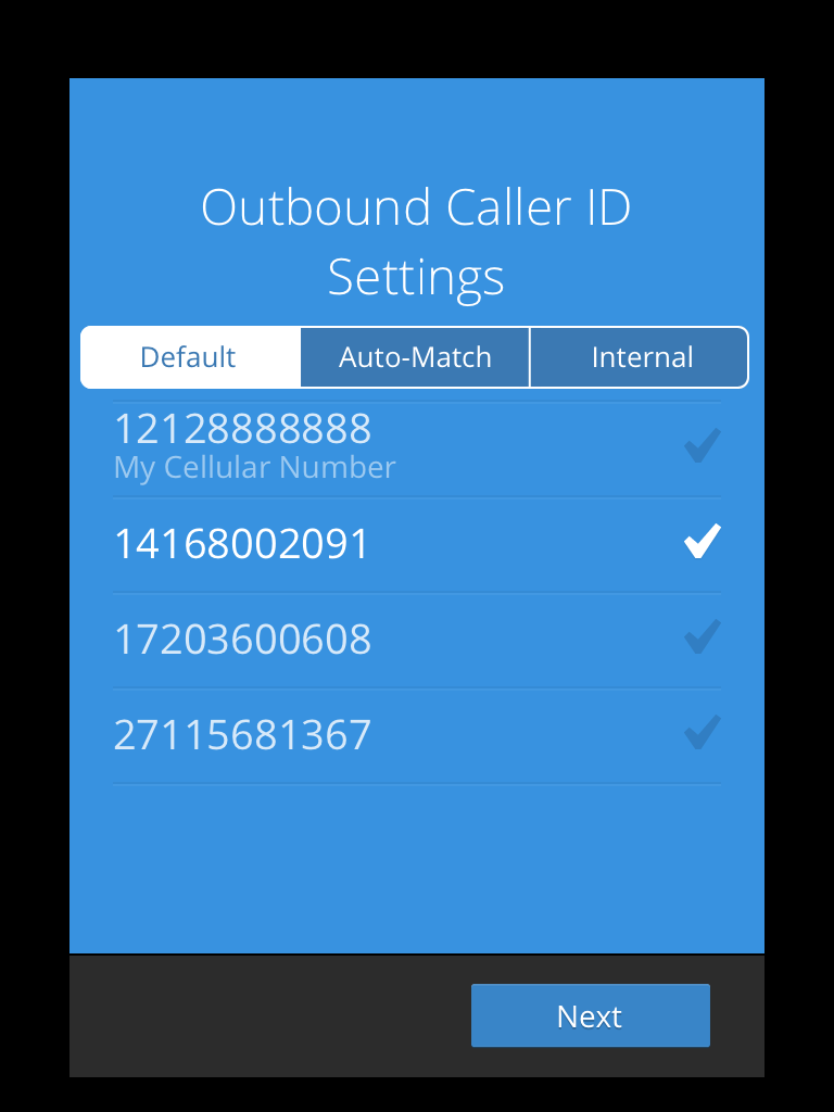 aplicacion movil pbx virtual lista de llamadas configuracion 8