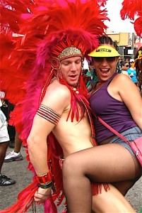 pareja carnaval trinidad y tobago