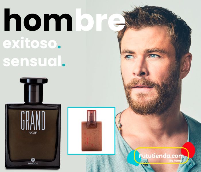 Perfumes y Lociones para Hombres. Latitud y Grand Noir
