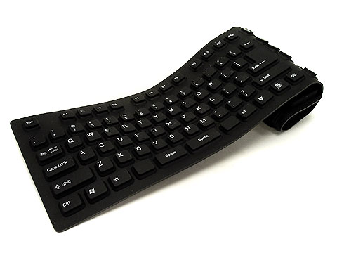 teclado flexible de silicona usb
