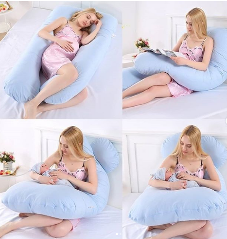 como utilizar la almohada embarazada