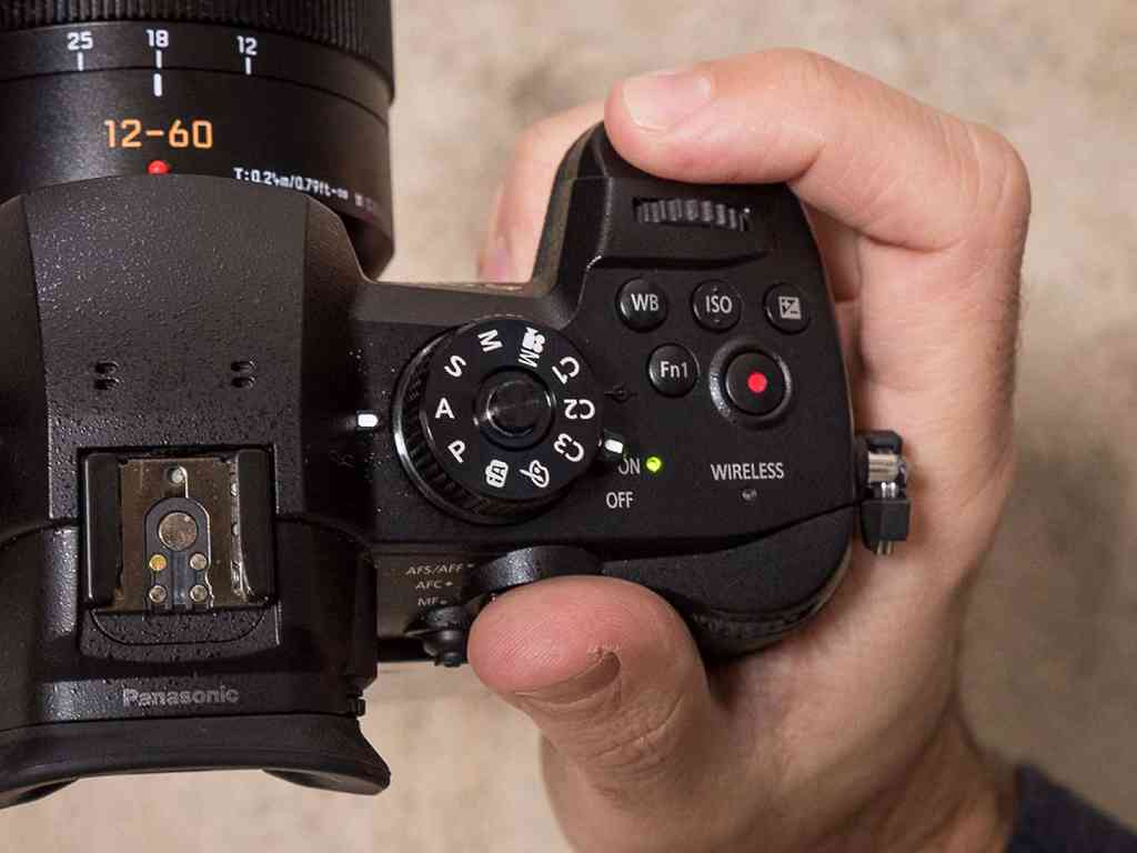 Botones de control de la camara